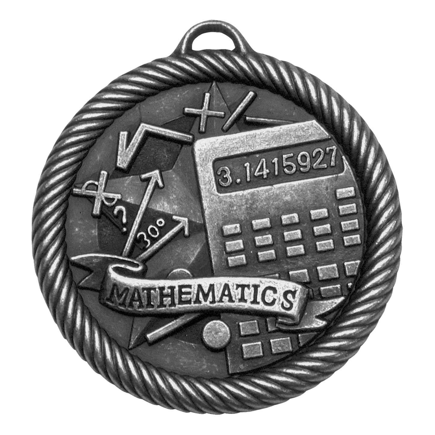 Value Mathmatics Medal 2" / Silver