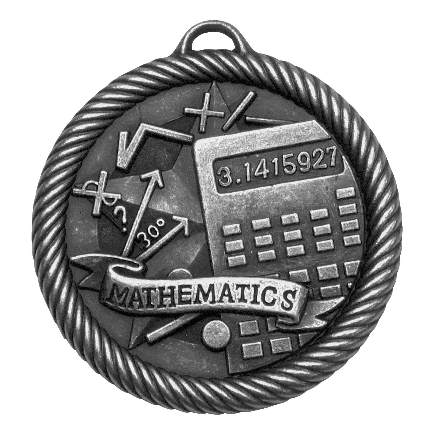 Value Mathmatics Medal 2" / Silver