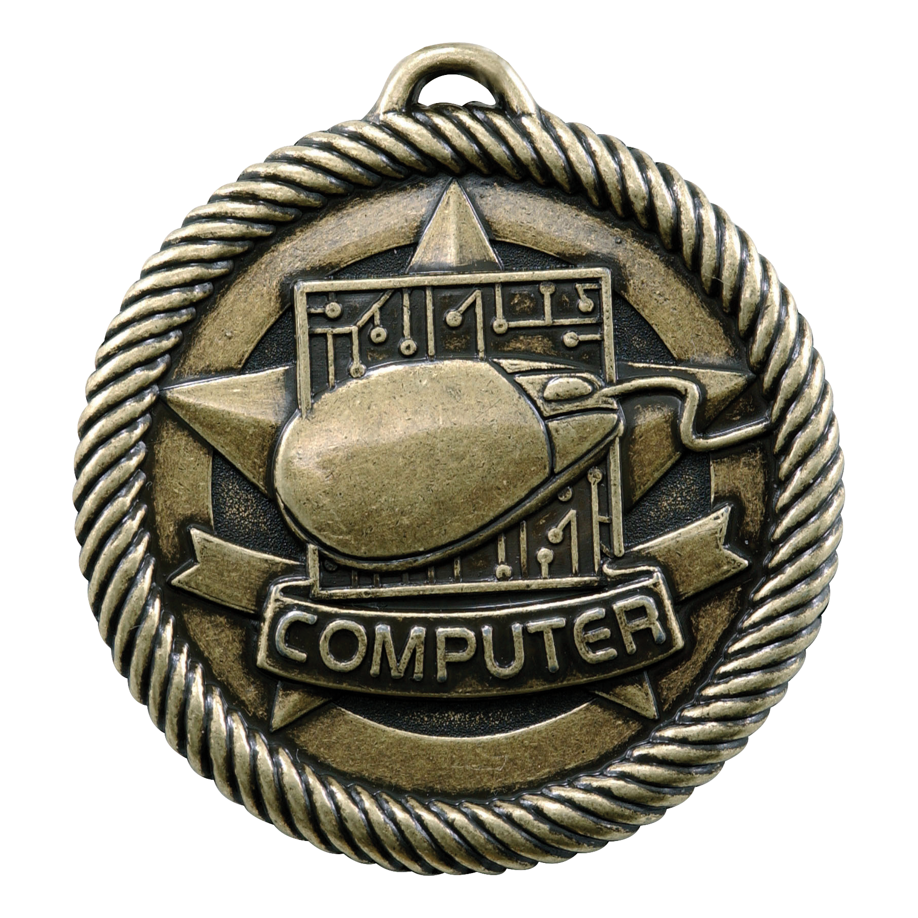 Value Computer Medal 2" / Gold