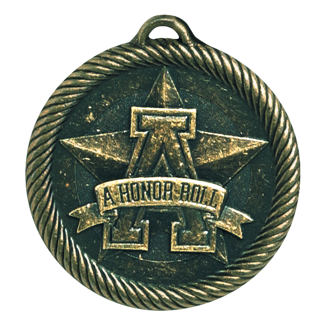 Value A Honor Roll Medal 2" / Gold