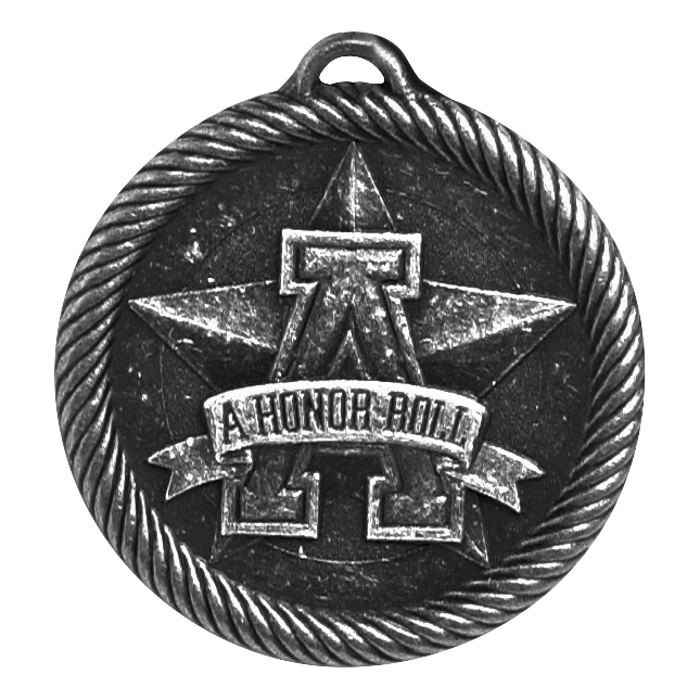Value A Honor Roll Medal 2" / Silver