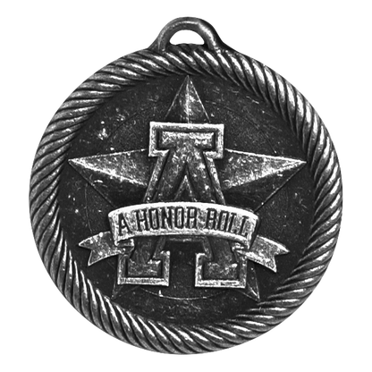 Value A Honor Roll Medal 2" / Silver