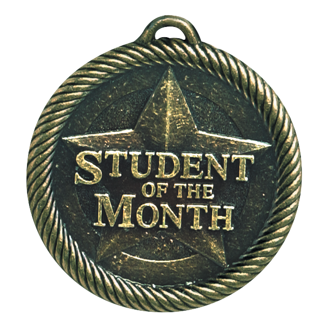 Value Student Of The Month Medal 2" / Gold