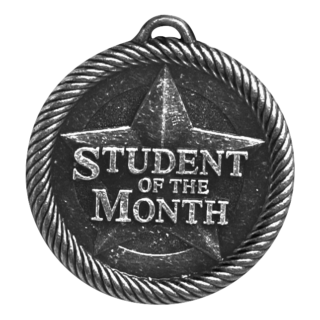 Value Student Of The Month Medal 2" / Silver