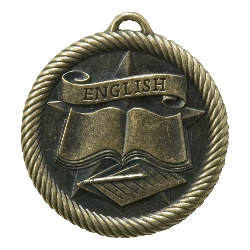 Value English Medal 2" / Gold