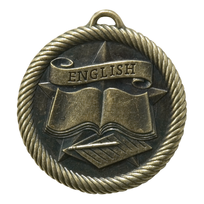 Value English Medal 2" / Gold