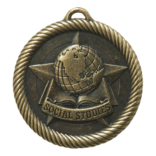 Value Social Studies Medal 2" / Gold