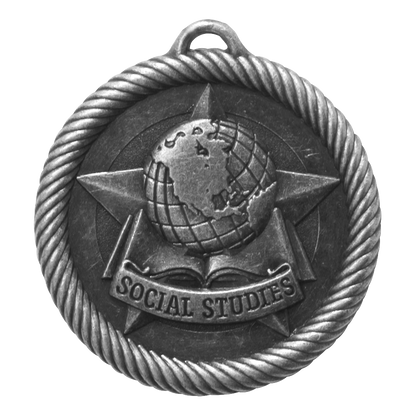 Value Social Studies Medal 2" / Silver