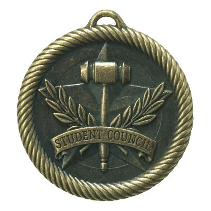 Value Student Council Medal 2" / Gold
