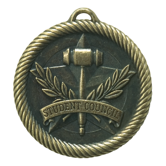 Value Student Council Medal 2" / Gold