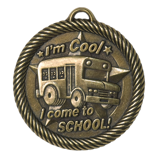 Value I'm Cool In School Medal 2" / Gold