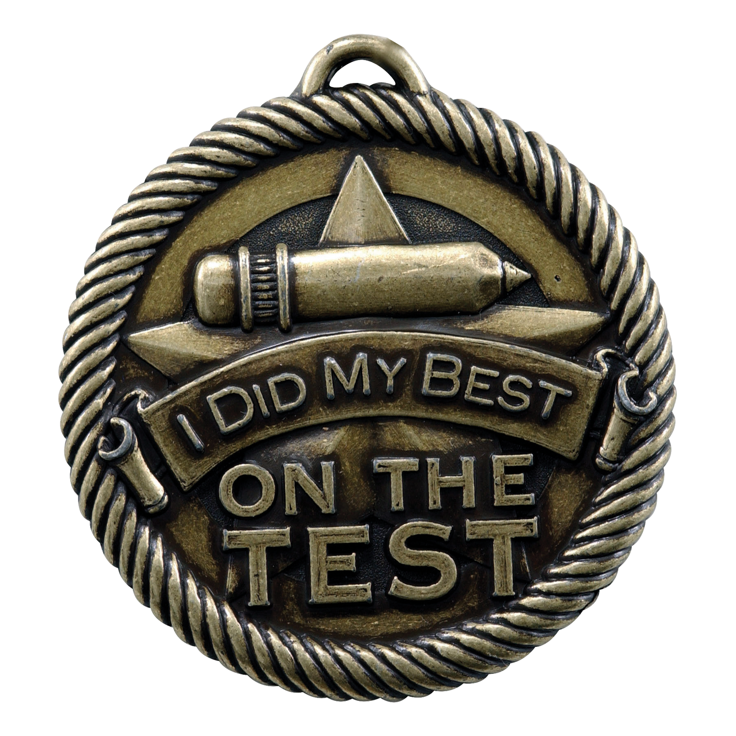 Value Did My Best On Test Medal 2" / Gold