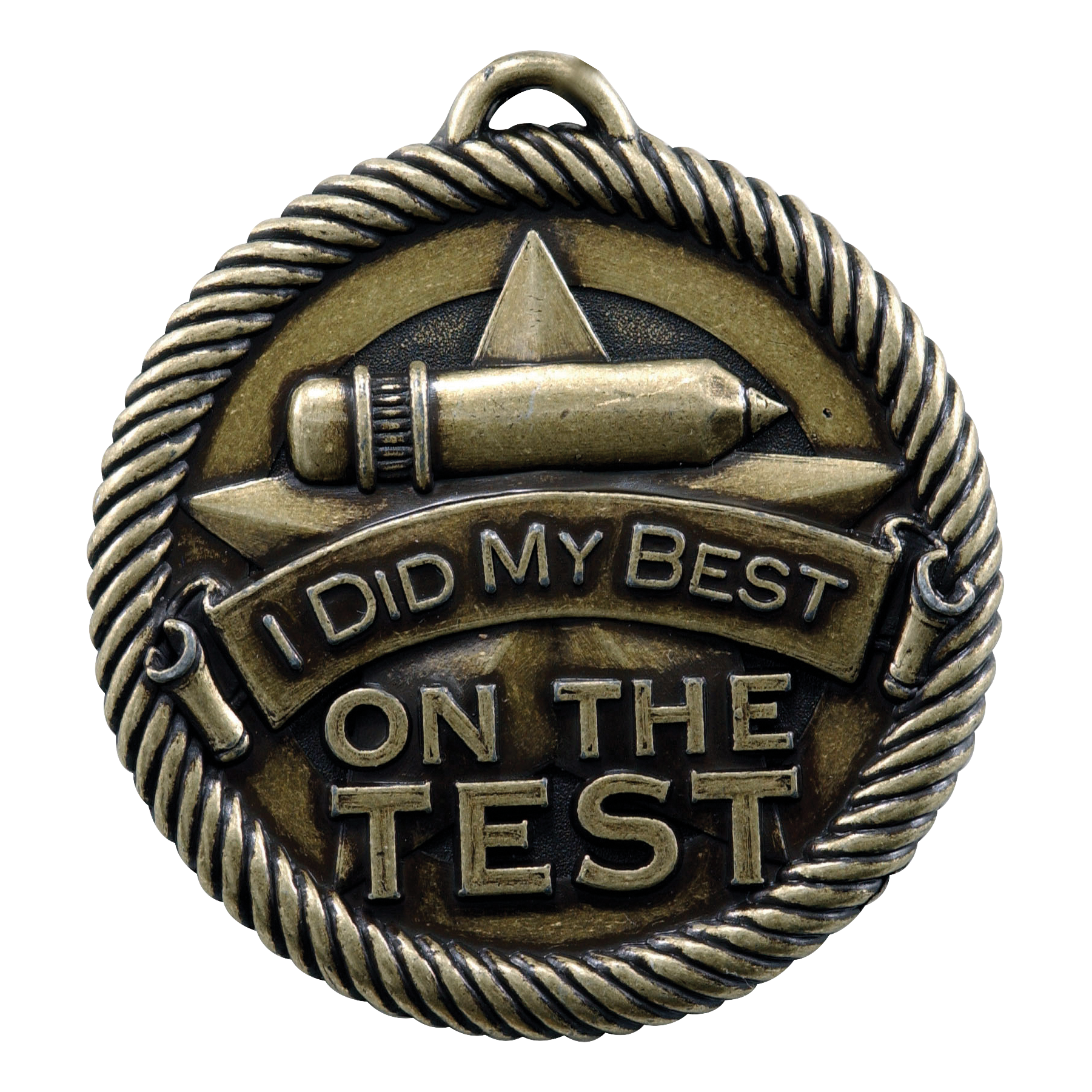 Value Did My Best On Test Medal 2" / Gold