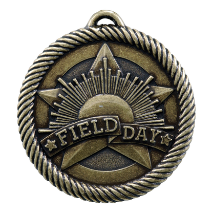 Value Field Day Medal 2" / Gold