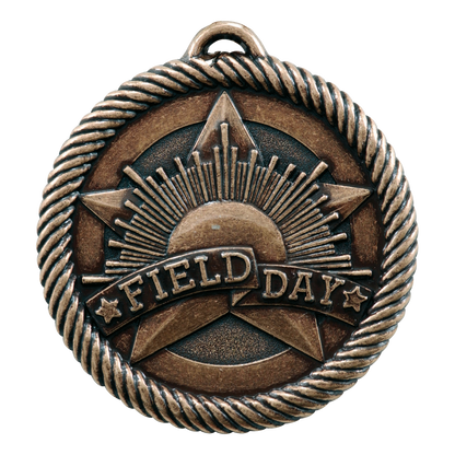 Value Field Day Medal 2" / Bronze (Copper Tone)