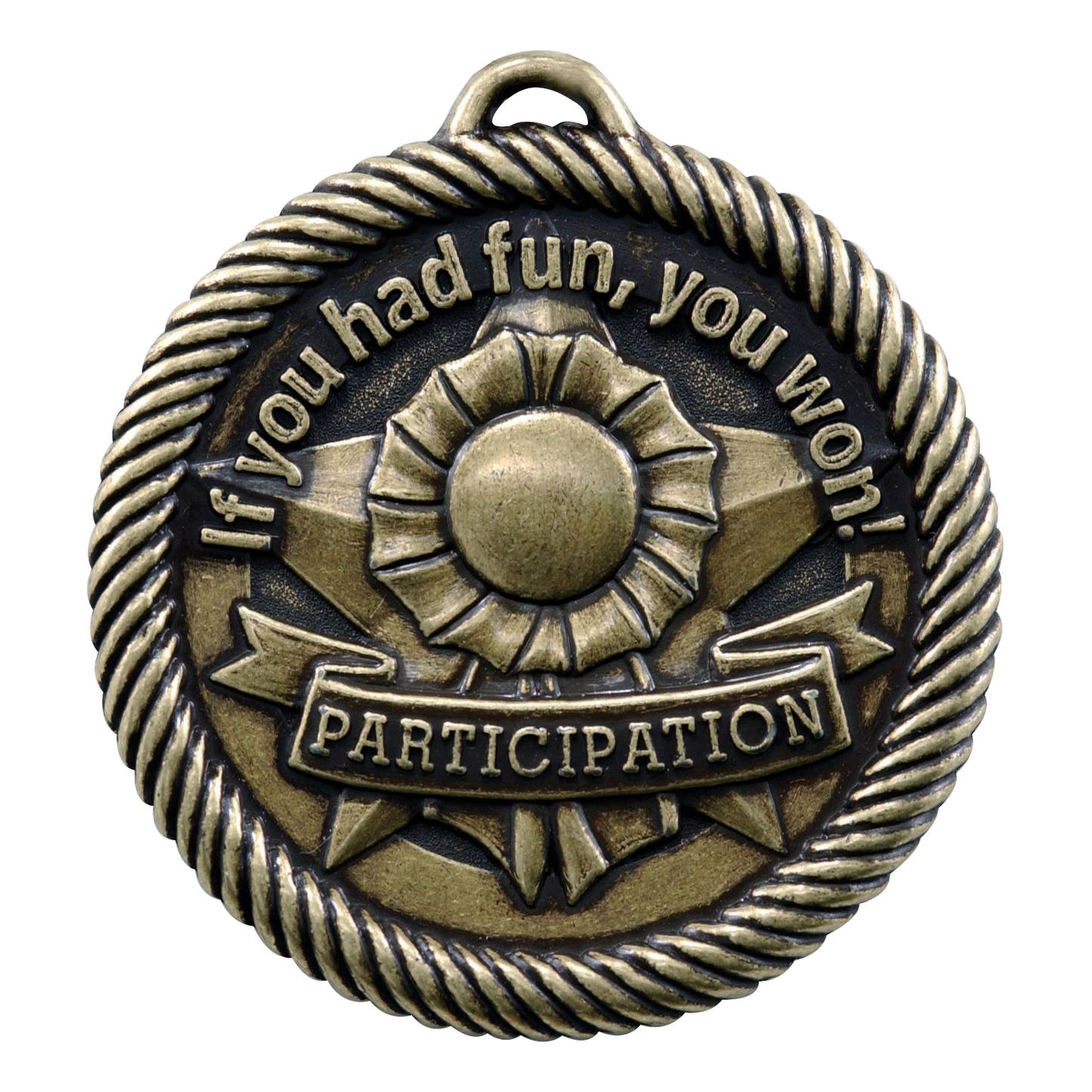 Value If You Had Fun You Won Medal 2" / Gold