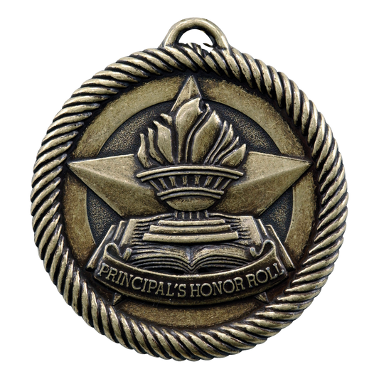 Value Principal's Honor Roll Medal 2" / Gold