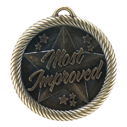 Value Most Improved Medal 2" / Gold