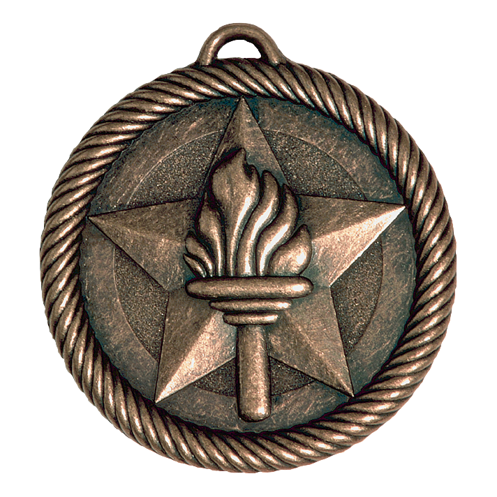 Value Victory Medal 2" / Bronze (Copper Tone)