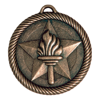 Value Victory Medal 2" / Bronze (Copper Tone)