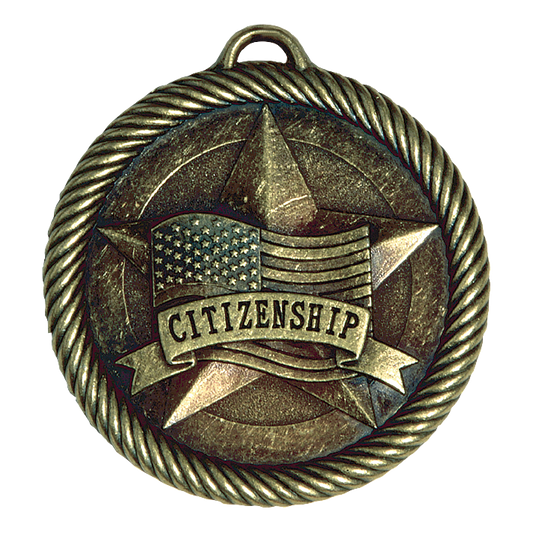 Value Citizenship Medal 2" / Gold