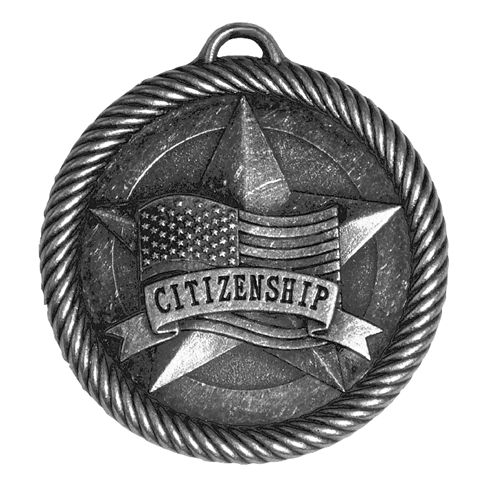 Value Citizenship Medal 2" / Silver