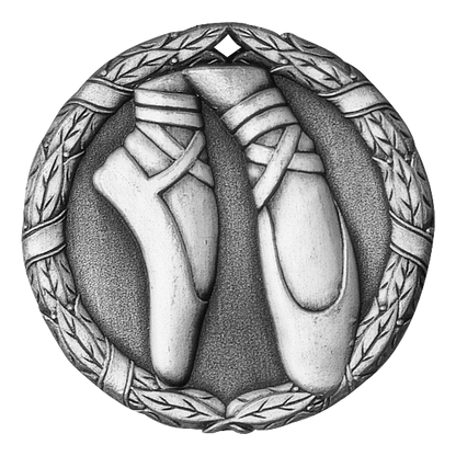 Wreath Ballet Medal 2" / Silver