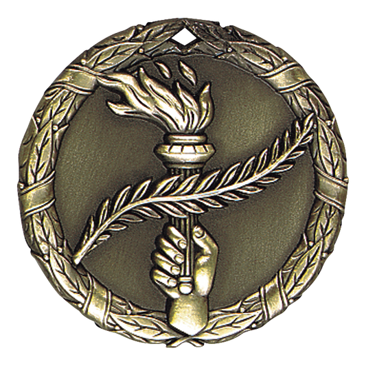 Wreath Victory Medal 2" / Gold
