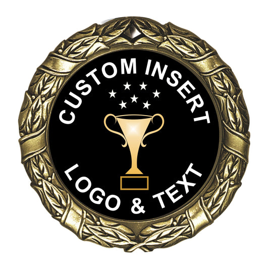 Elite Custom Insert Medal 2.75" / Gold