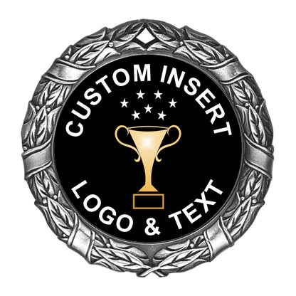 Elite Custom Insert Medal 2.75" / Silver