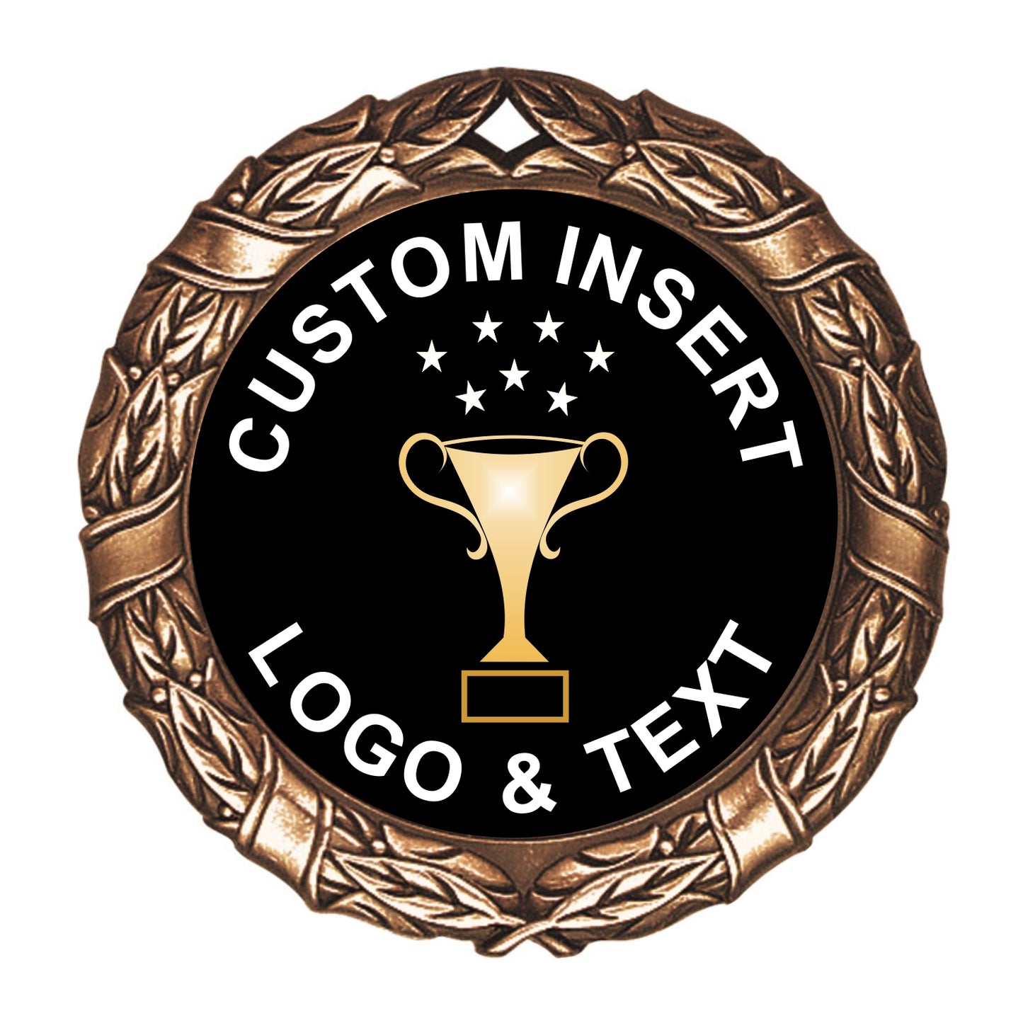Elite Custom Insert Medal 2.75" / Bronze (Copper Tone)