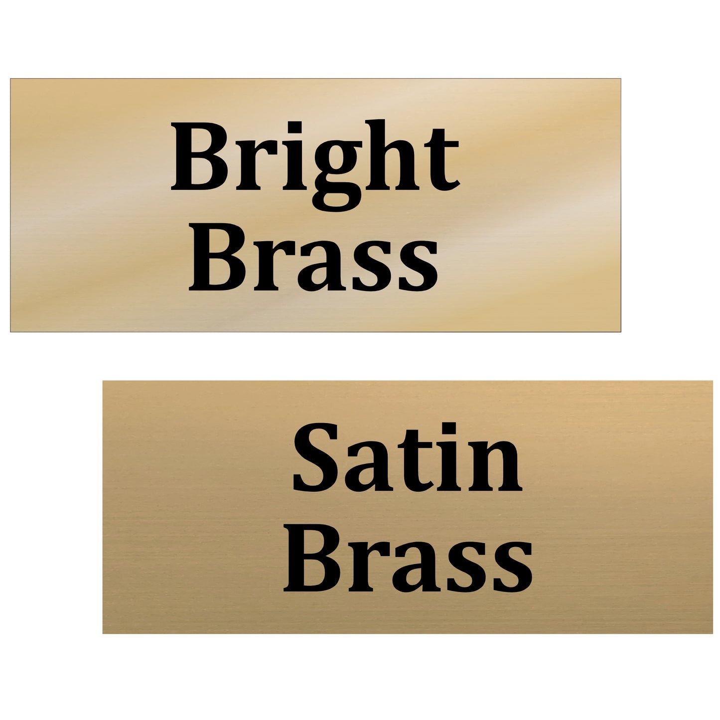 Custom Brass Plate