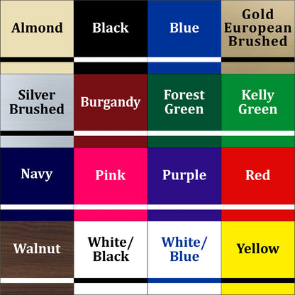 Custom Smooth Plastic Plate