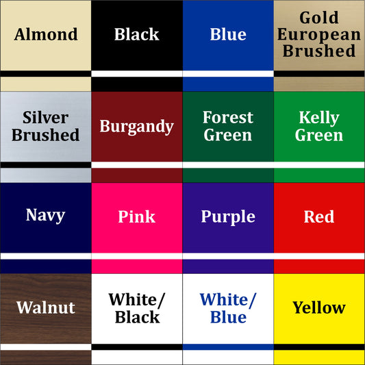 Custom Smooth Plastic Plate